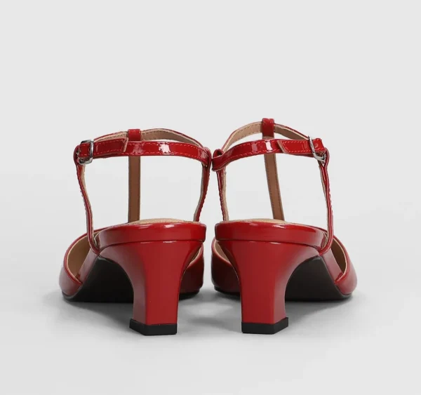 SANDALI BIBI LOU SLINGBACK ROSSO VERNICE
