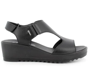 SANDALI CALYPSO PELLE NERA