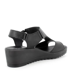 SANDALI CALYPSO PELLE NERA