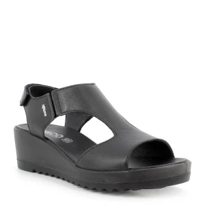 SANDALI CALYPSO PELLE NERA