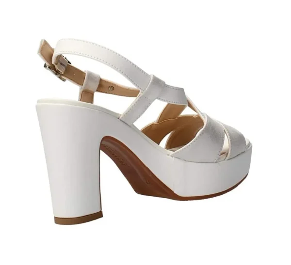 SANDALI CON FASCE INCROCIATE BIANCO