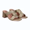 SANDALI ELLIE INTRECCIO CAMEL