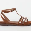 SANDALI ETOILE BOULES BRANDY