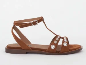 SANDALI ETOILE BOULES BRANDY