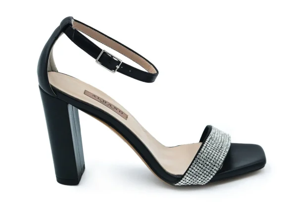 SANDALI FASCIA STRASS