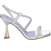 SANDALI FASCIA STRASS ARGENTO