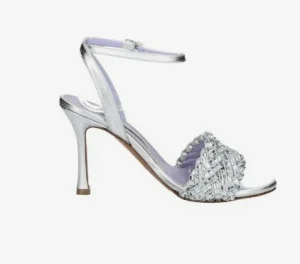 SANDALI FASCIA STRASS ARGENTO
