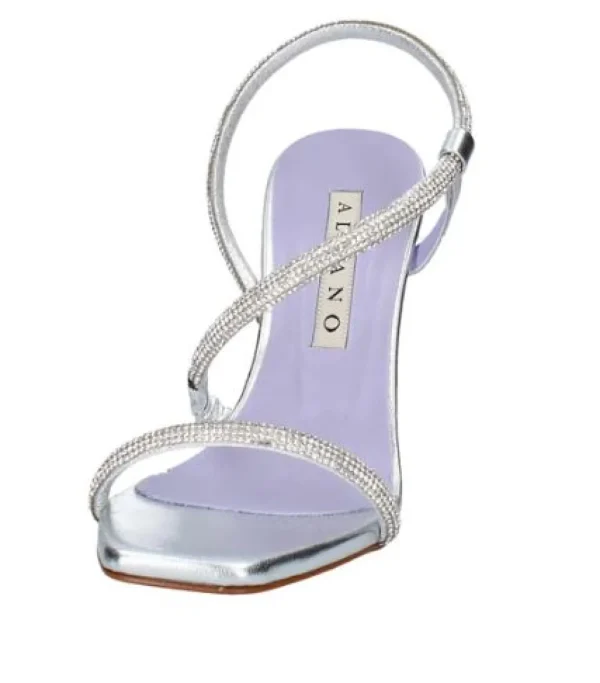 SANDALI FASCIA STRASS ARGENTO