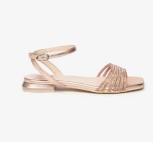 SANDALI FLAT FASCE STRASS PHARD
