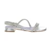 SANDALI FLAT NODO STRASS