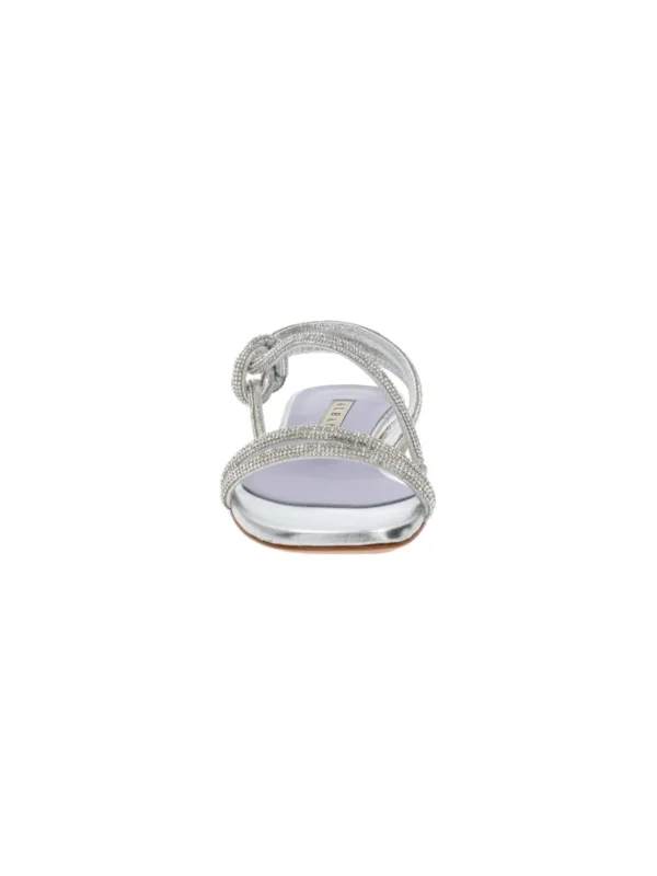 SANDALI FLAT NODO STRASS