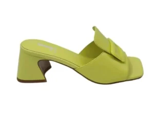 SANDALI IN PELLE LEMON FIBBIA RETTANGOLARE