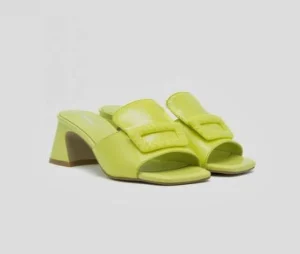 SANDALI IN PELLE LEMON FIBBIA RETTANGOLARE