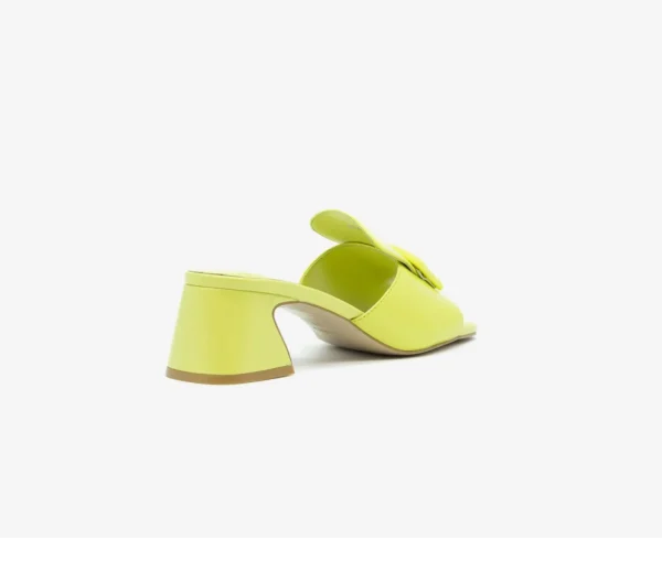 SANDALI IN PELLE LEMON FIBBIA RETTANGOLARE