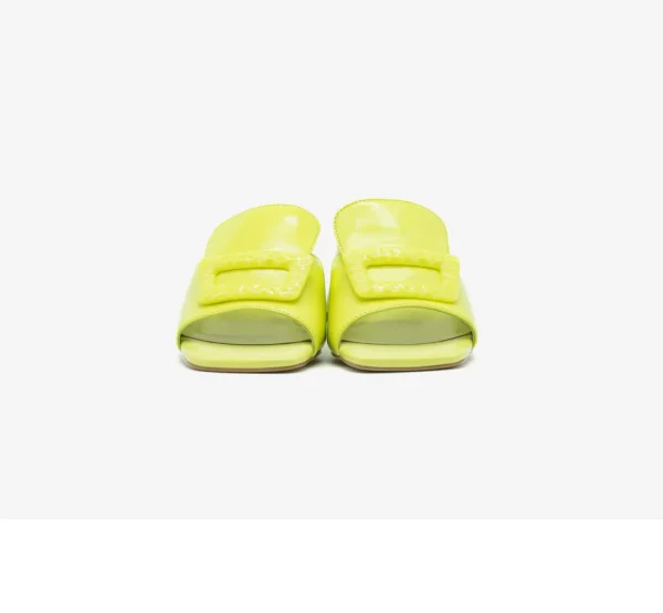 SANDALI IN PELLE LEMON FIBBIA RETTANGOLARE