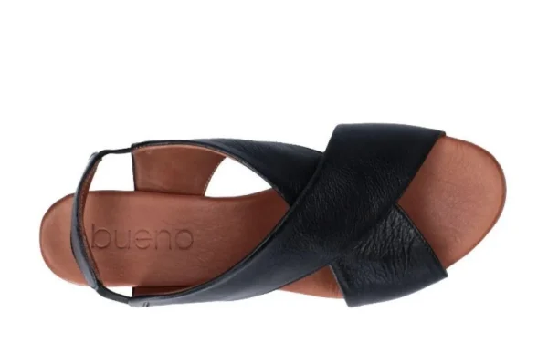 SANDALI IN PELLE TACCO BASSO