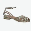SANDALI JULIETTE FASCE PELLE ARGENTO