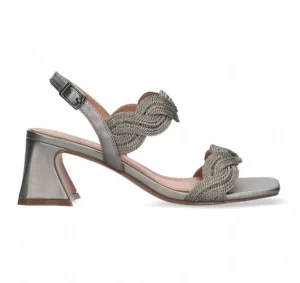 SANDALI LARA TRECCIA ARGENTO