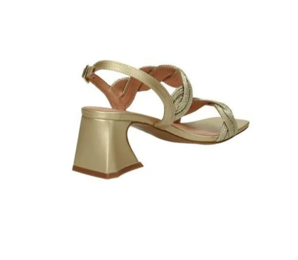 SANDALI LARA TRECCIA ORO