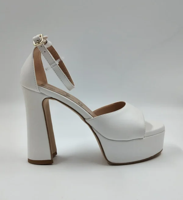 SANDALI MAX PLATFORM BIANCO
