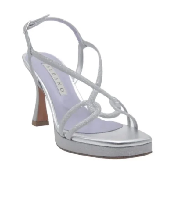 SANDALI MESH LUX ARGENTO