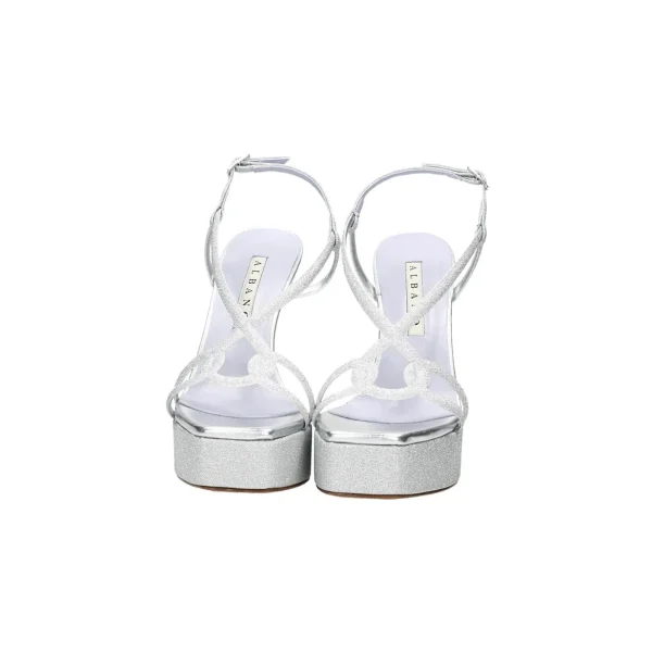 SANDALI MESH LUX ARGENTO