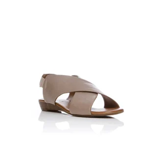 SANDALI PELLE BEIGE