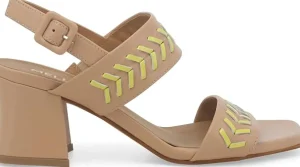 SANDALI PELLE DETTAGLI LIME