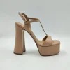 SANDALI PELLE MAX PLATFORM