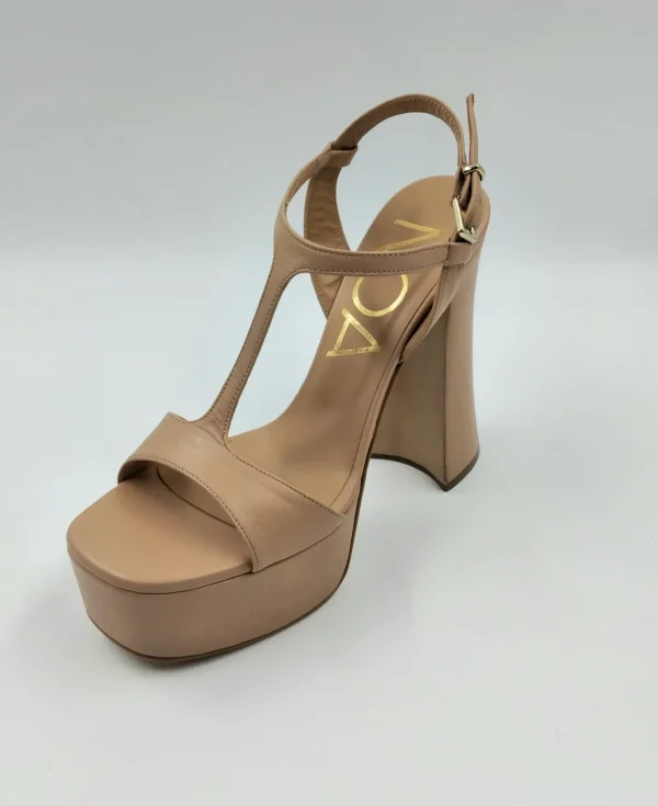 SANDALI PELLE MAX PLATFORM