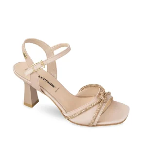 SANDALI RASO CIPRIA E NODO STRASS