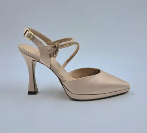 SANDALI RASO CON NODO STRASS SLINGBACK CIPRIA