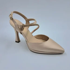 SANDALI RASO CON NODO STRASS SLINGBACK CIPRIA