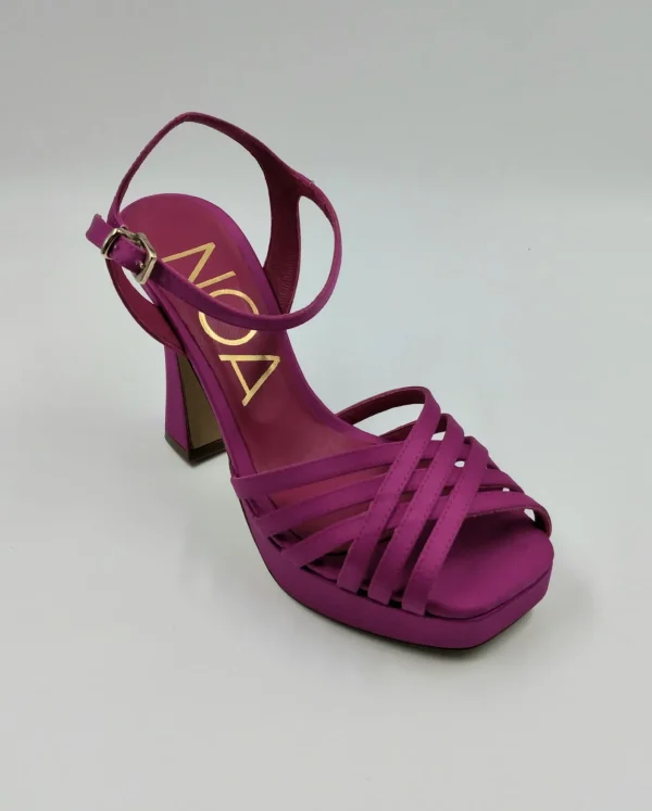 SANDALI RASO FUXIA