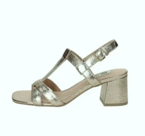 SANDALI ROSIE PELLE SILVER LAMINATO