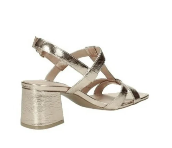 SANDALI ROSIE PELLE SILVER LAMINATO