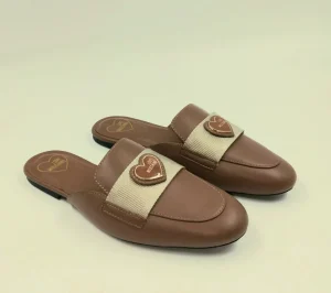 SANDALI SABOT CUOIO