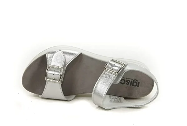 SANDALI SKY MAX PLATFORM ARGENTO