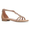 SANDALI TASHA GLITTER NUDE