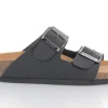 SANDALI THESIS NERO DOPPIA FASCIA
