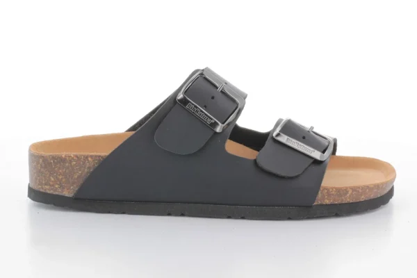 SANDALI THESIS NERO DOPPIA FASCIA