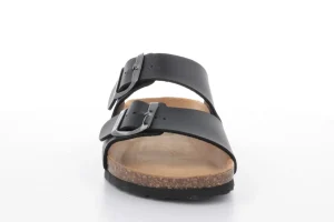 SANDALI THESIS NERO DOPPIA FASCIA