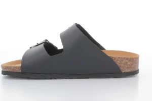 SANDALI THESIS NERO DOPPIA FASCIA
