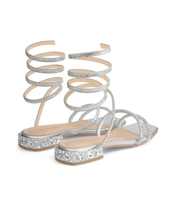 SANDALI TOVINO STRASS SILVER
