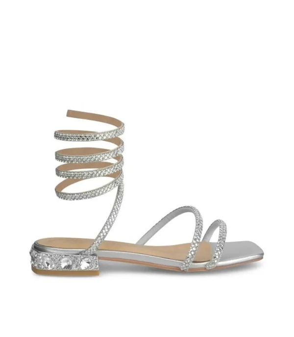 SANDALI TOVINO STRASS SILVER