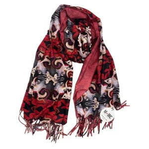 SCIARPE FANTASY ROSSO