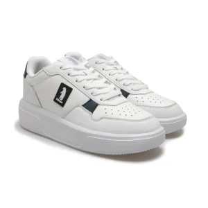 SNEAKERS BIANCA DETTAGLI BLU