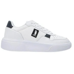 SNEAKERS BIANCA DETTAGLI BLU