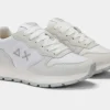 SNEAKERS ALLY GLITTER TEXTILE SUN68 BIANCO