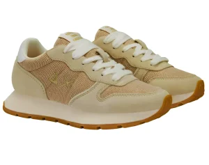SNEAKERS ALLY GLITTER TEXTILE SUN68 GOLD